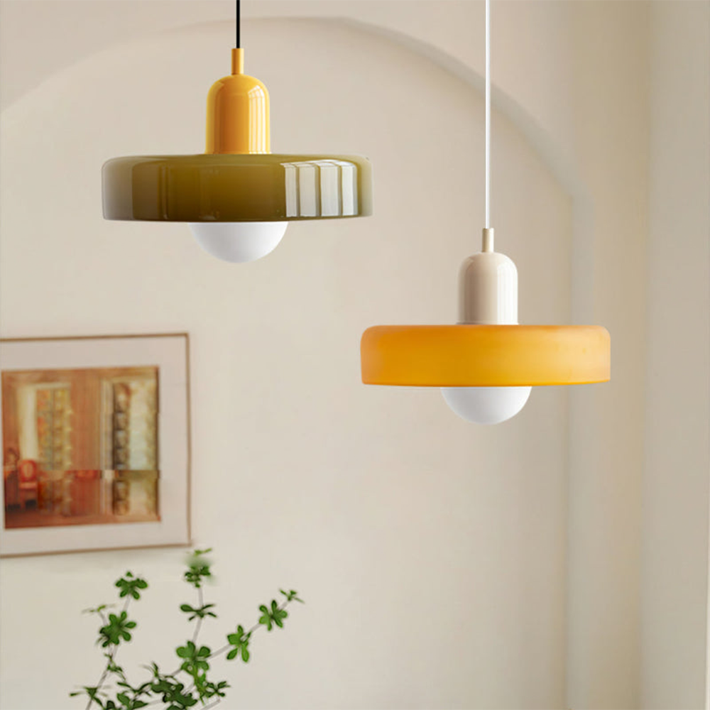 Modern Glass Pendant LED Light - Cueteks