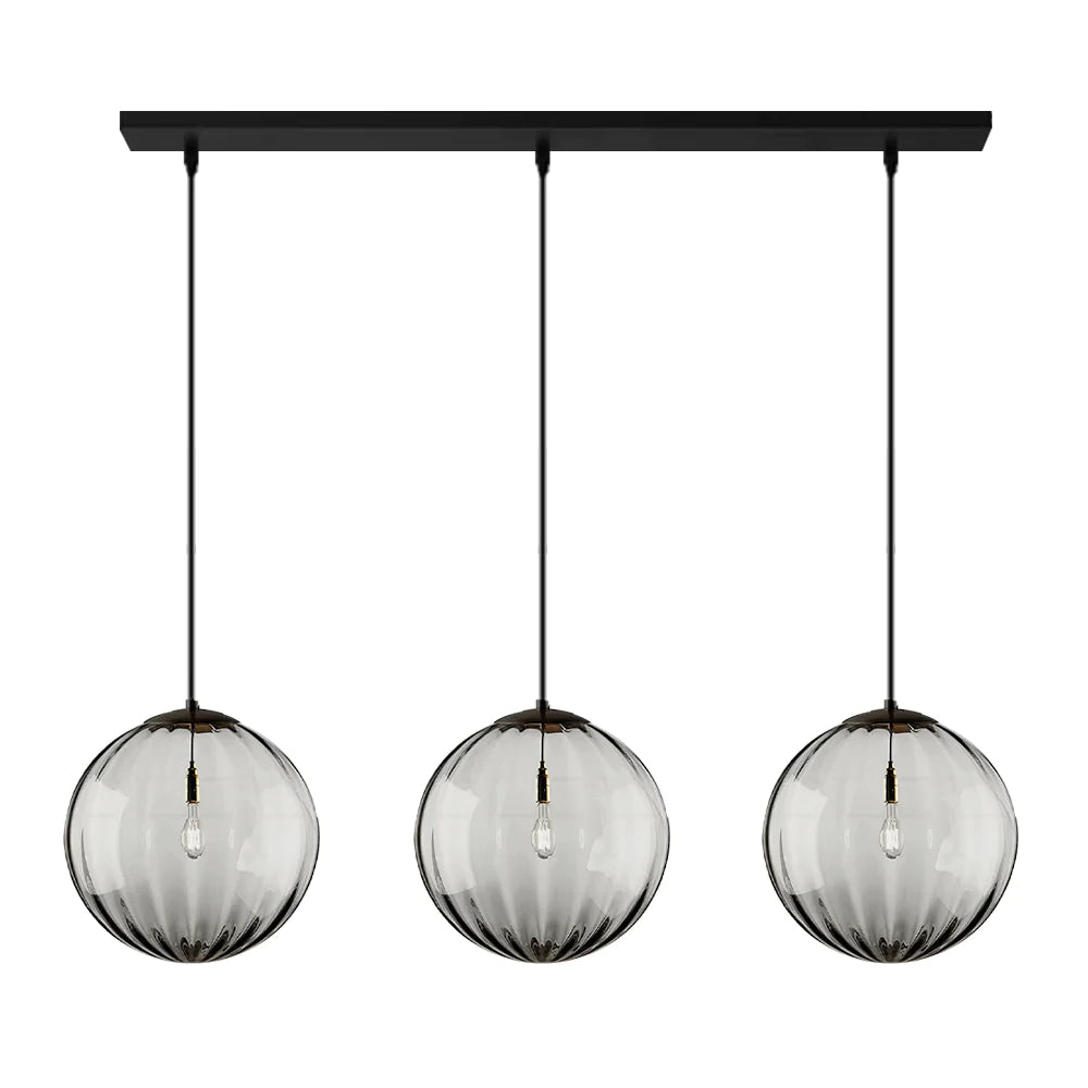 Modern Simple Round Glass Pendant Light - Cueteks
