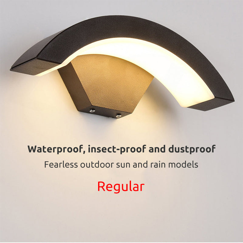 Wasserdichte Sensor-Wandleuchte mit warmweißer LED - Cueteks