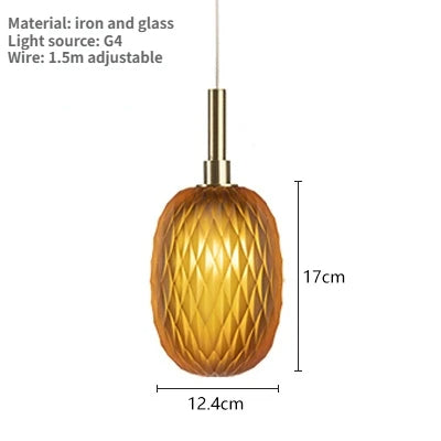 Design Stained Glass Ball Pendant Light - Cueteks