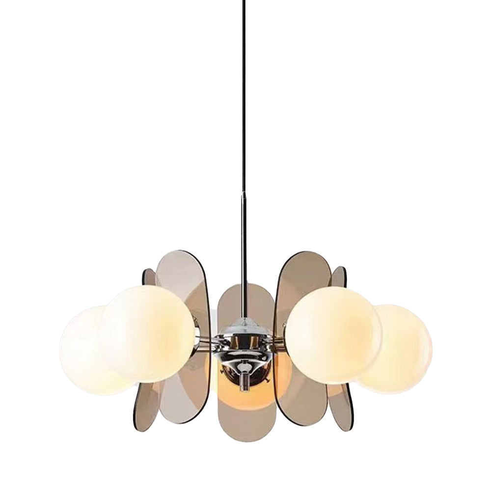 Modern Acrylic Art Deco Pendant Light For Living Room - Cueteks