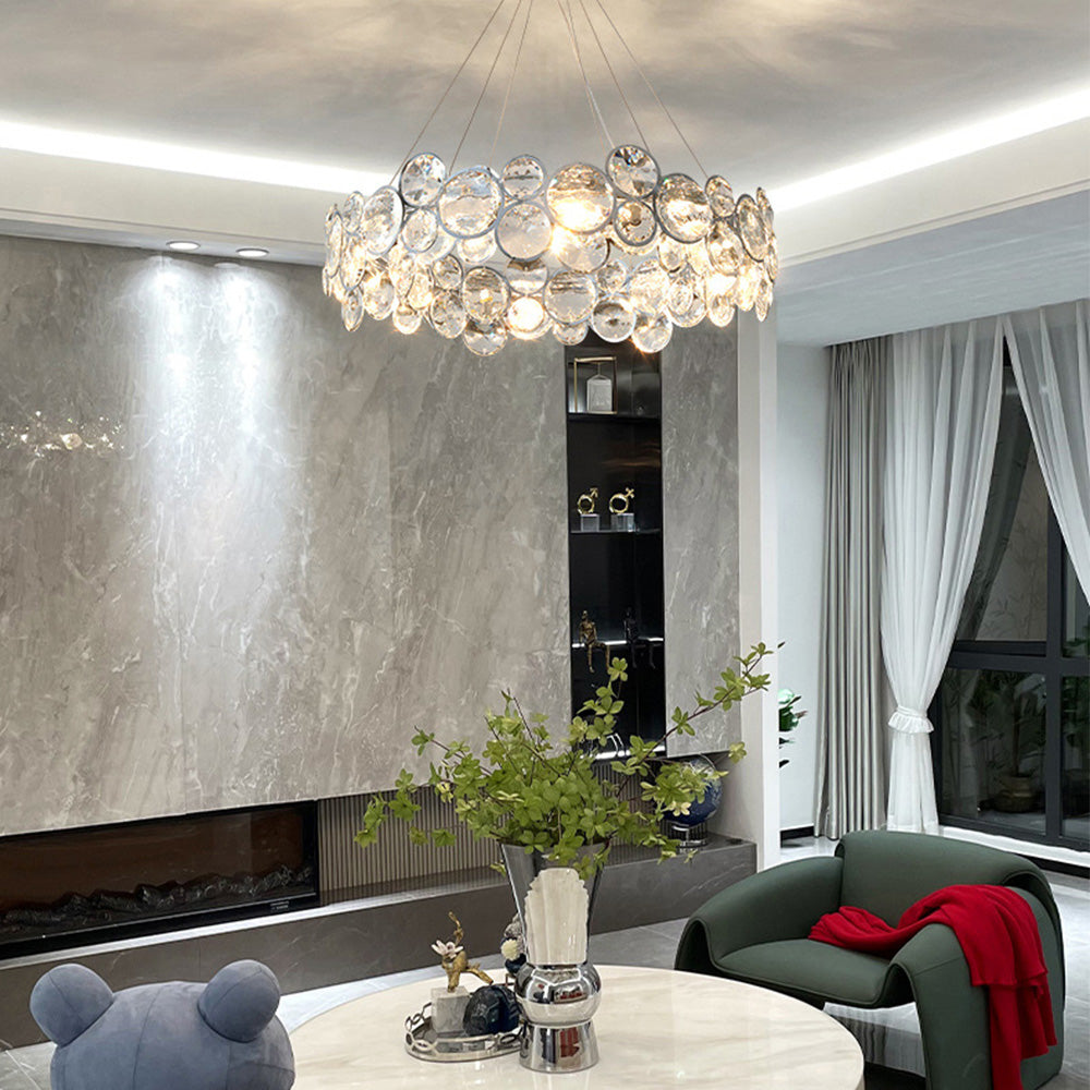 Designer Crystal Chandelier for Living Room - Cueteks