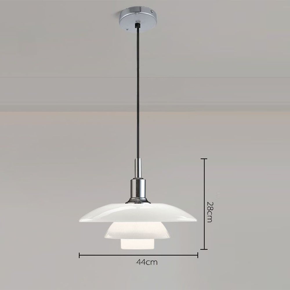 Medieval Nordic Simple Bauhaus Glass Pendant Light - Cueteks