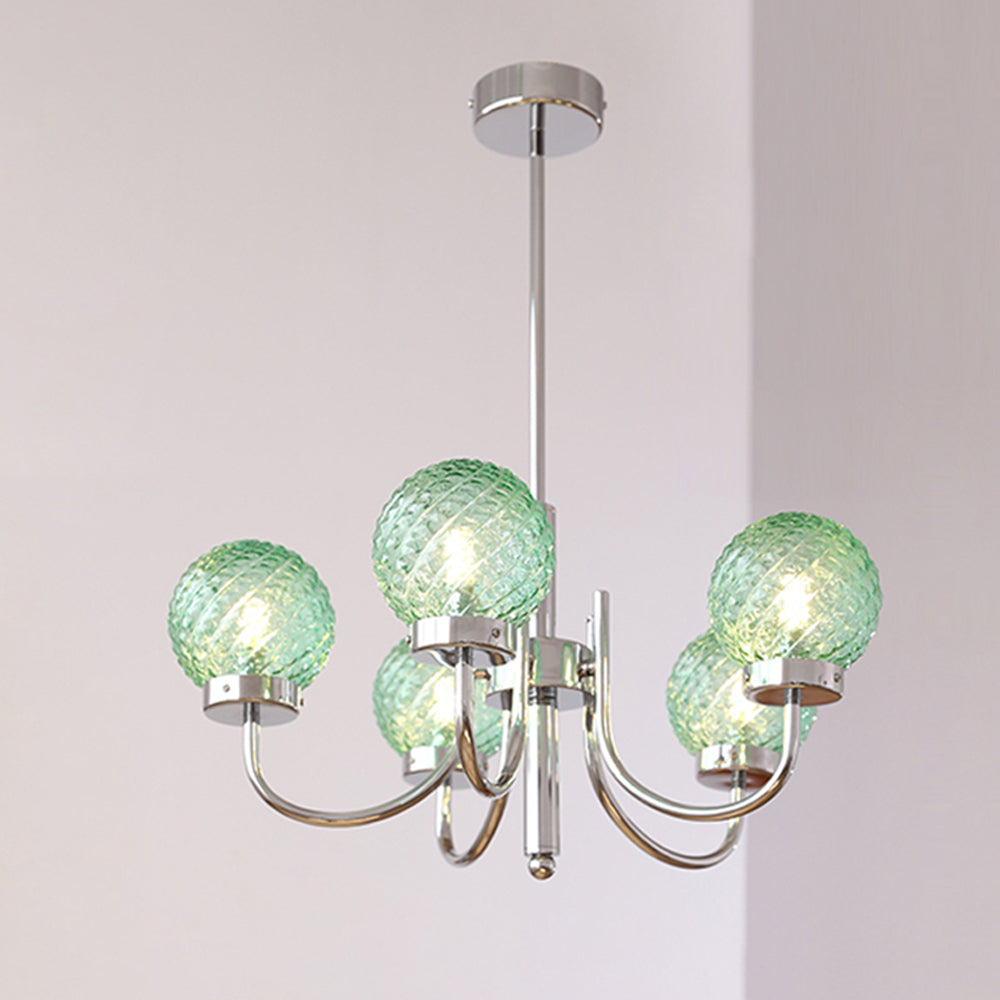 Light Luxury Glass Ball Bedroom Chandeliers - Cueteks