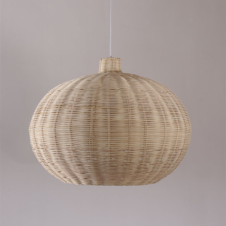 Unique Rattan Handmade Nordic Pendant Lampshades For Living Room - Cueteks