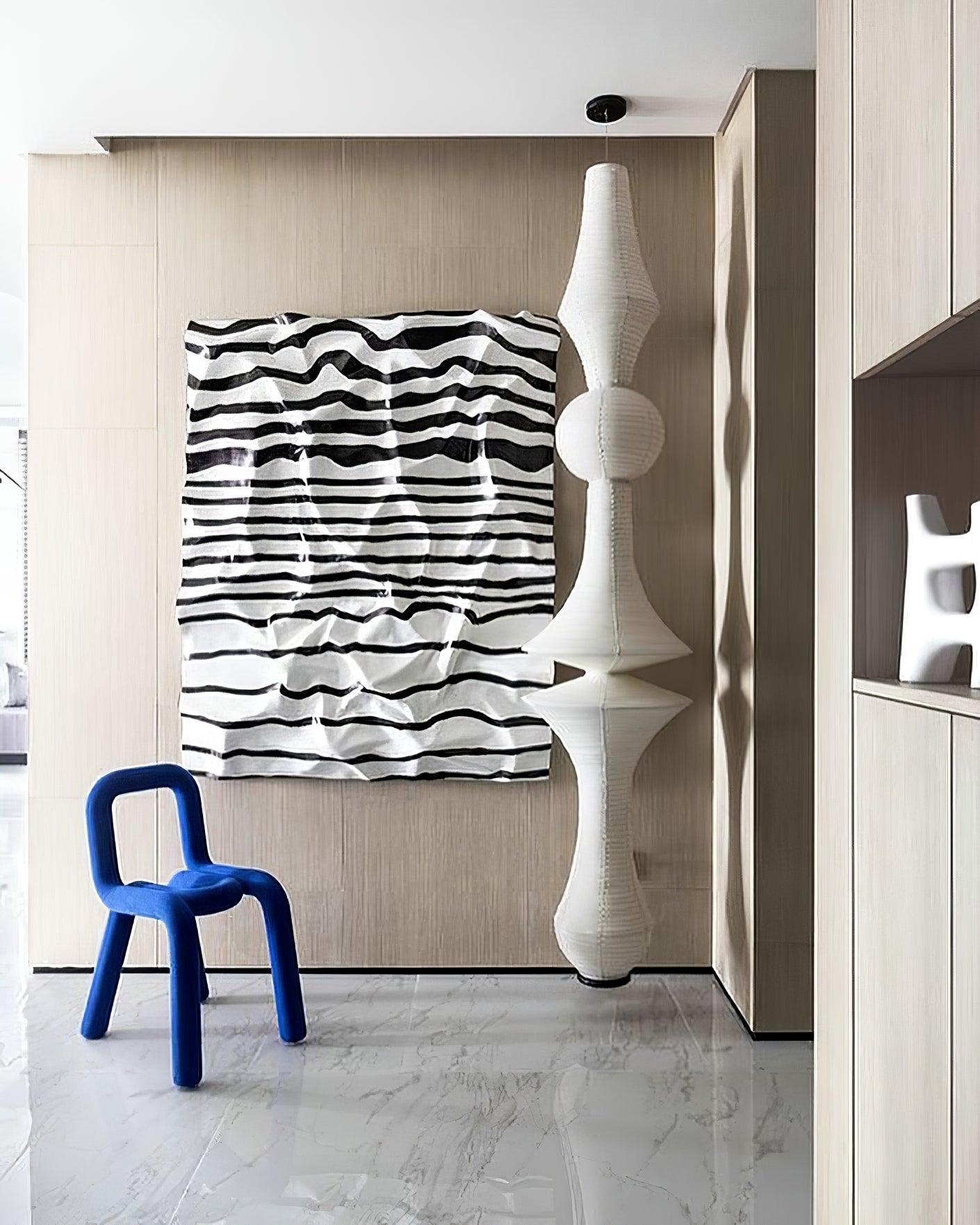 Washi Paper E Pendant Light - Cueteks