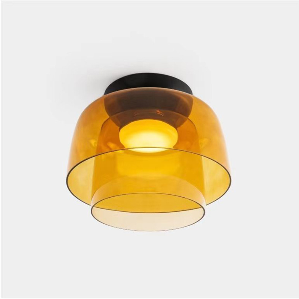 Nordic Designer Creative Personality Medieval Glass Ceiling Lamp - Cueteks