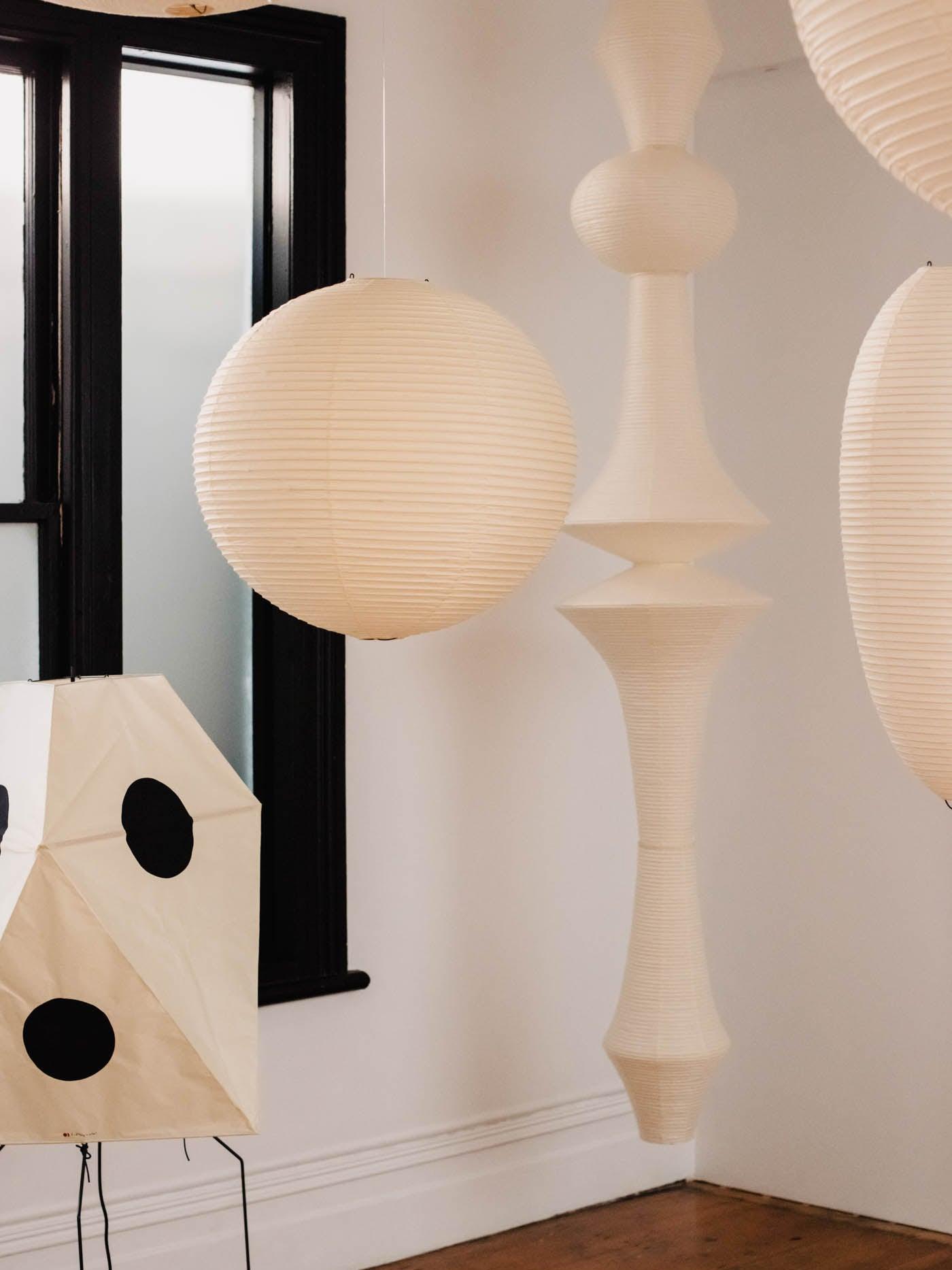 Washi Paper E Pendant Light - Cueteks