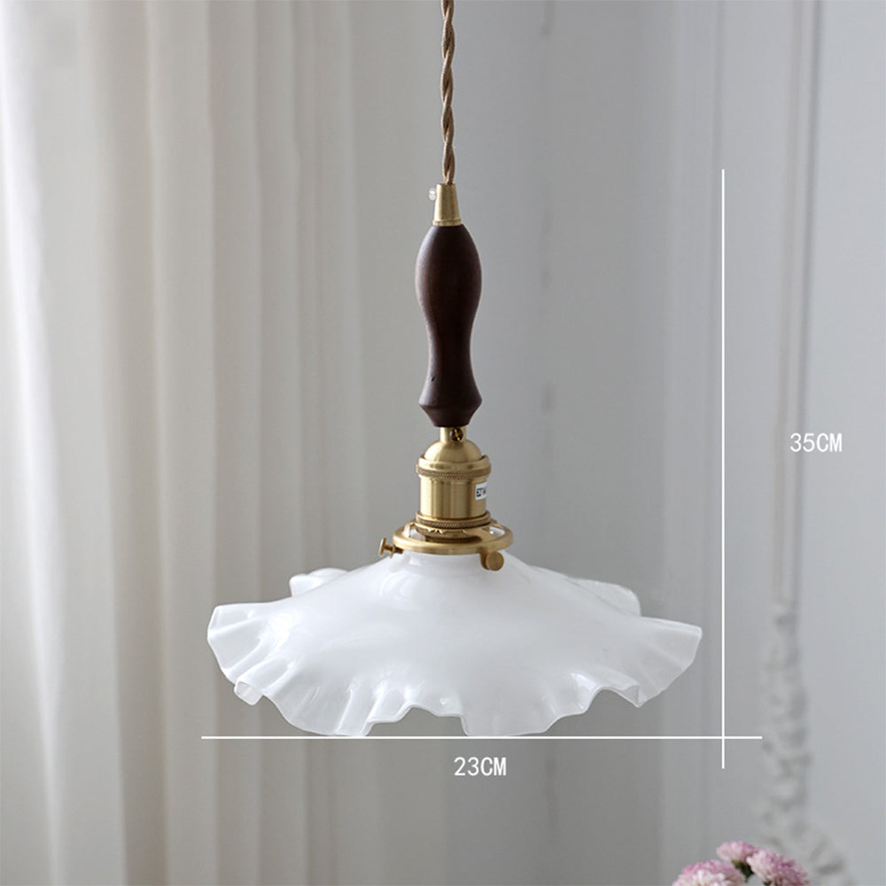Nordic Kitchen Island Vintage Glass Hanging Light - Cueteks