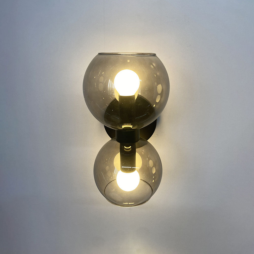 Creative Modern 2 Heads Glass Wall Lamp - Cueteks