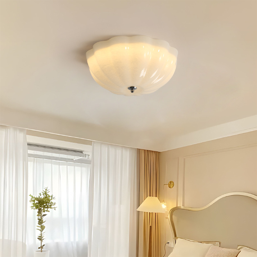 Simple French Retro LED Ceiling Lamp - Cueteks