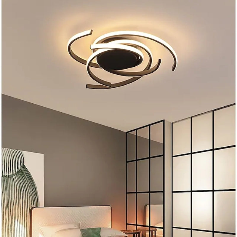 Lacey Moderne LED Deckenleuchte Dimmbar mit Fernbedienung - Cueteks
