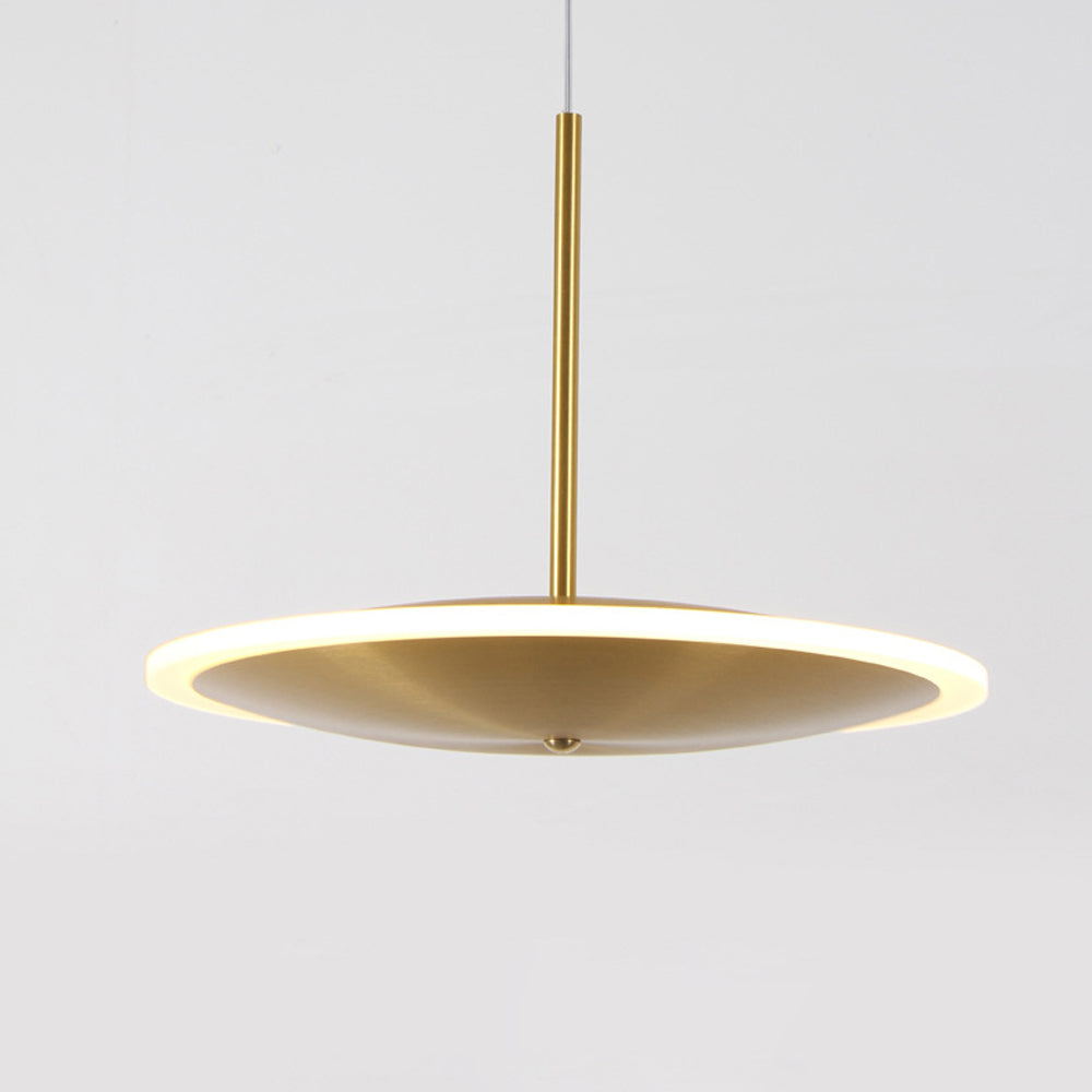 Modern Gold Chandelier Round Restaurant Lamps - Cueteks
