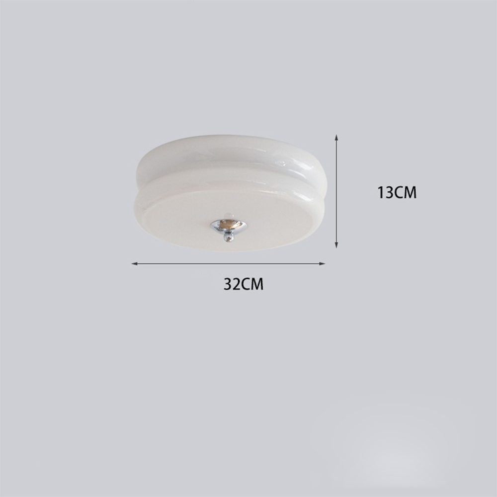 Art Deco Cream Cake Ceiling Light - Cueteks