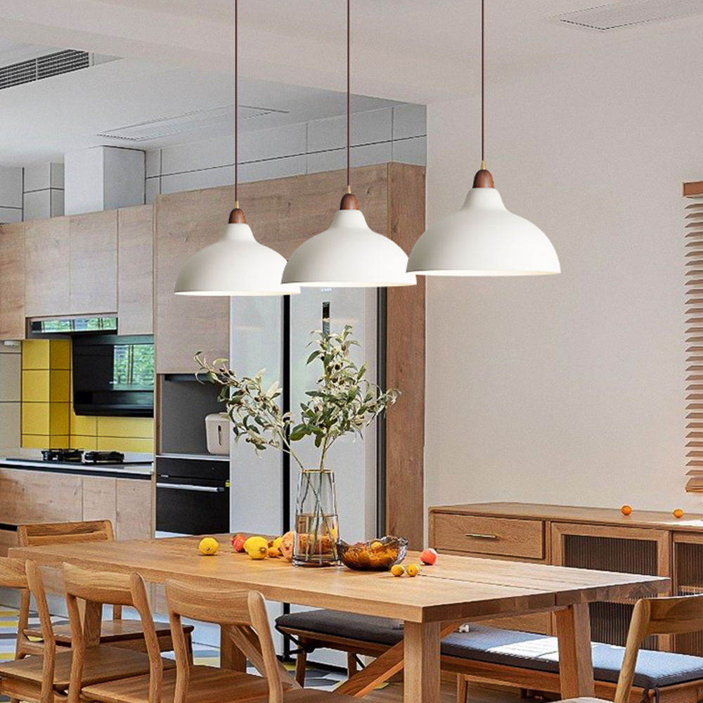 Nordic Light Luxury White Hanging Light For Kitchen - Cueteks