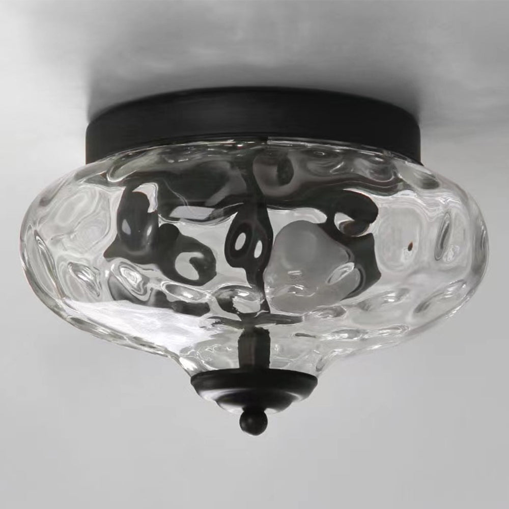 Farmhouse 2-Light Glass Shade Ceiling Light - Cueteks