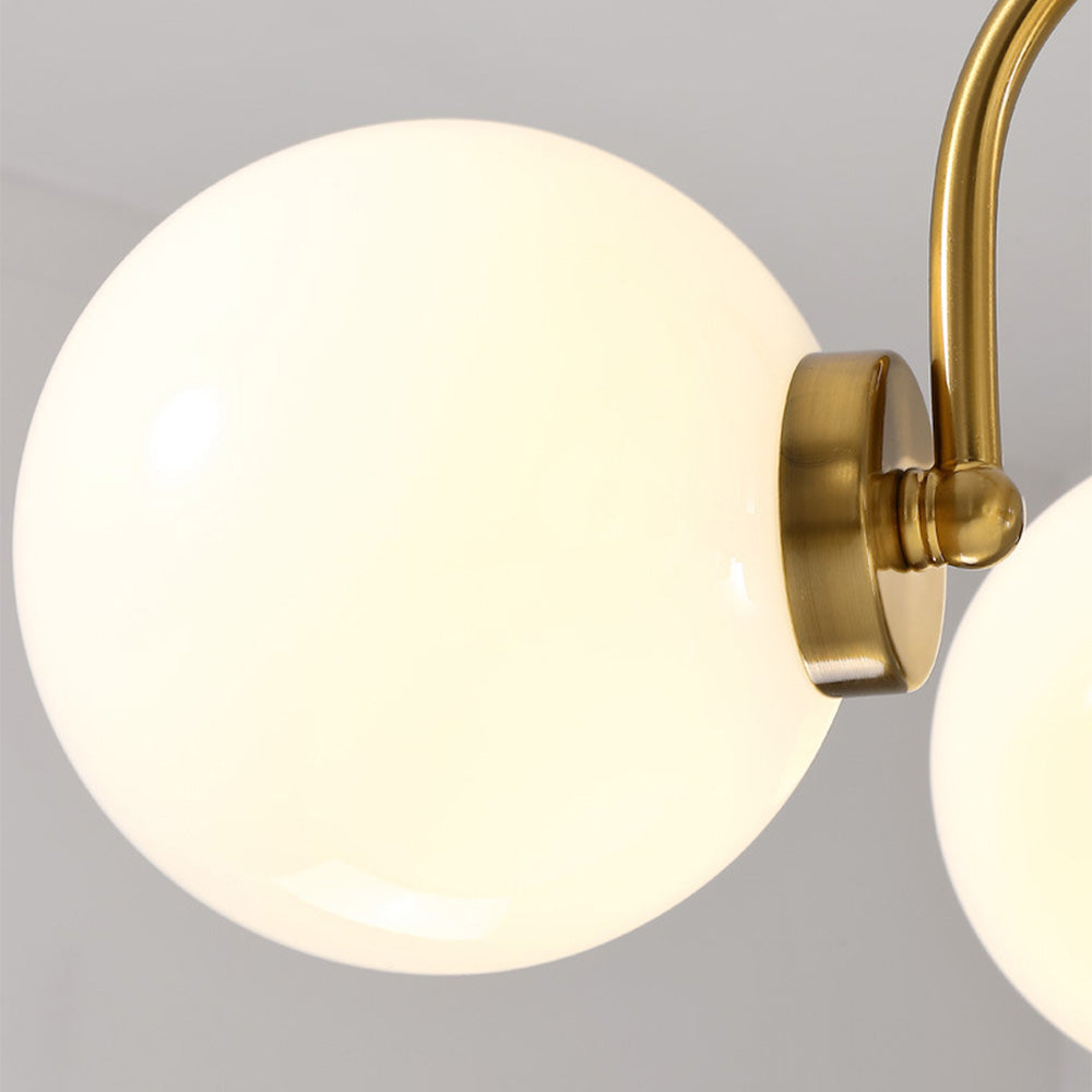 Chrome Chandelier Living Room Lighting Nordic Glass Chandelier - Cueteks