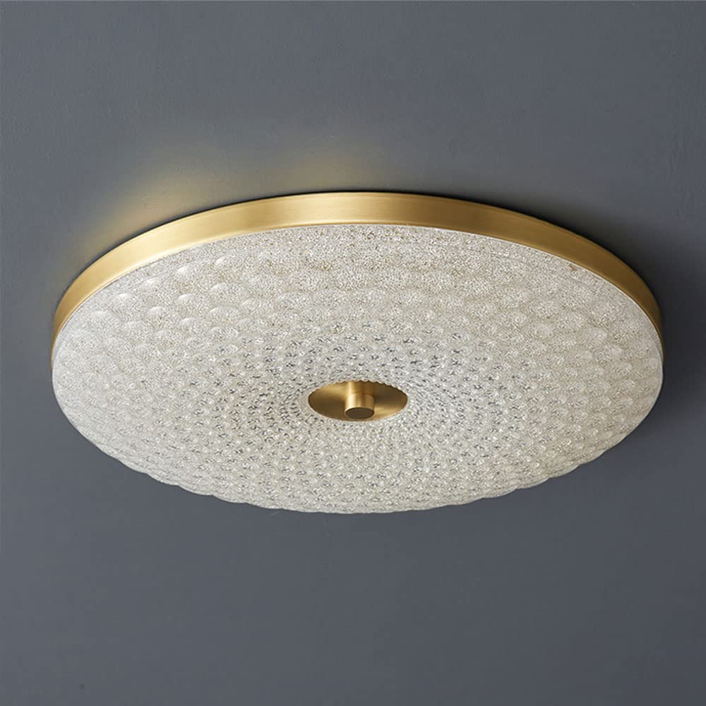 Modern Crystal Ceiling Light LED Creative Copper Ceiling Lamp - Cueteks