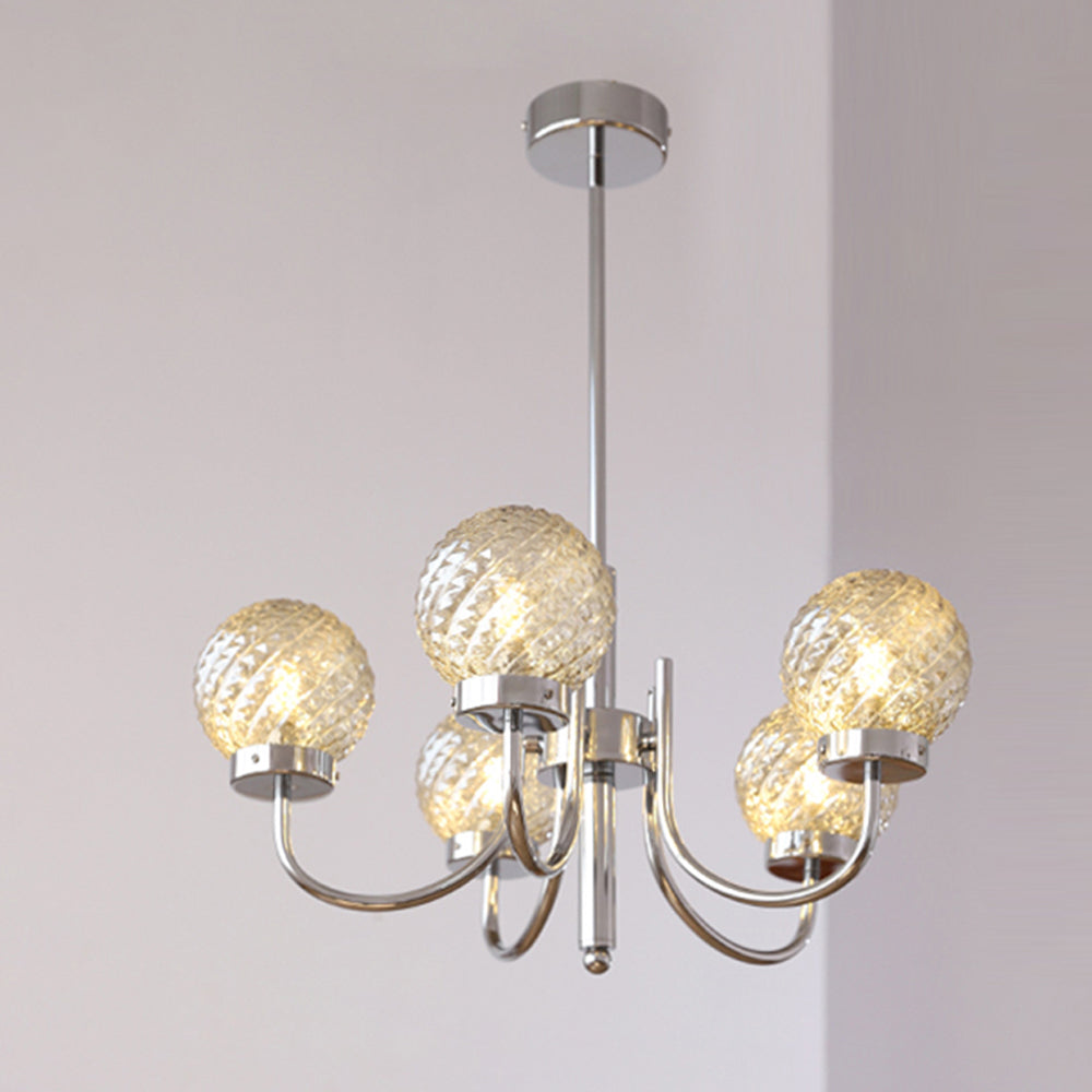 Light Luxury Glass Ball Bedroom Chandeliers - Cueteks