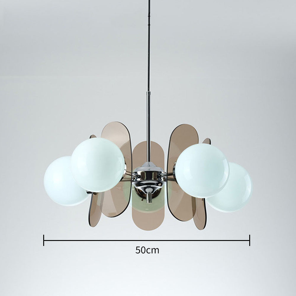 Modern Acrylic Art Deco Pendant Light For Living Room - Cueteks