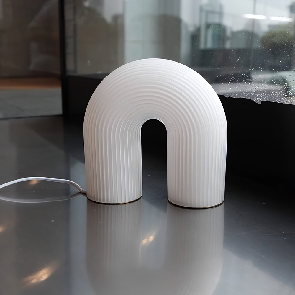 Unique Arch Metal Table Lamp - Cueteks
