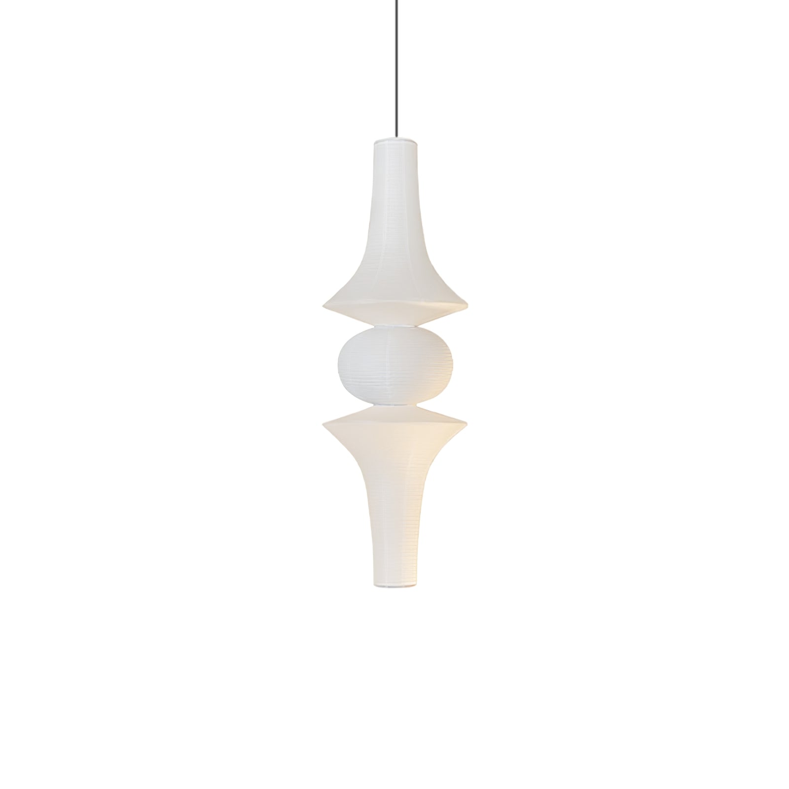 Washi Paper E Pendant Light - Cueteks