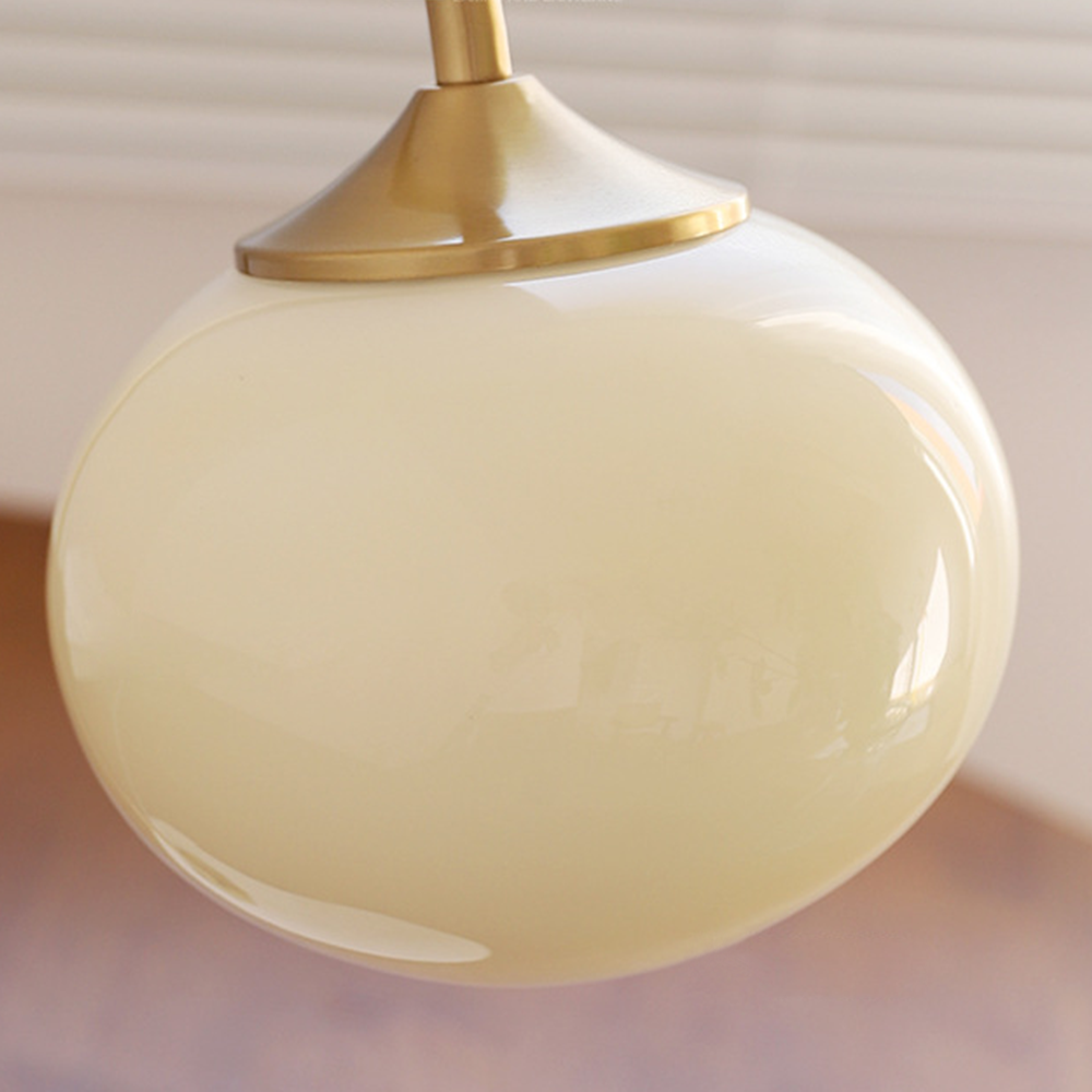 Marshmallow Metal Glass Table Lamp - Cueteks
