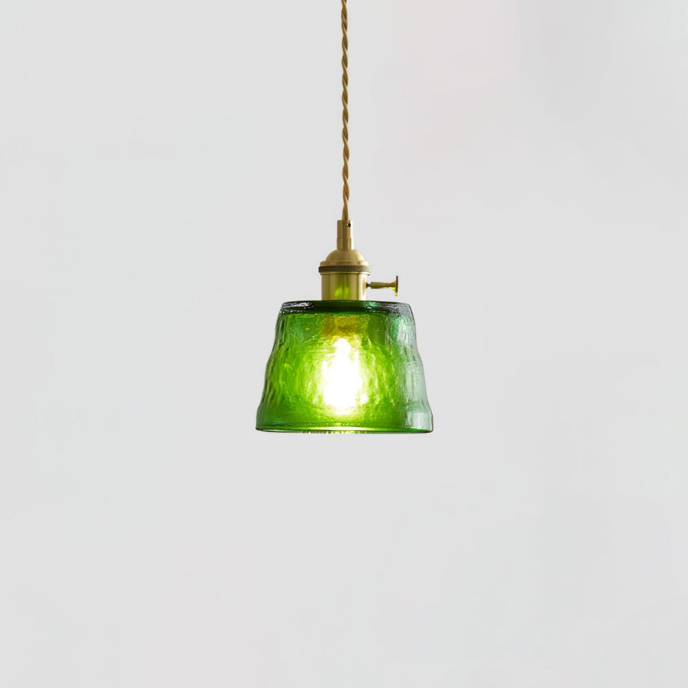 Modern Simple Cup Glass Pendant Lamp For Living Room - Cueteks