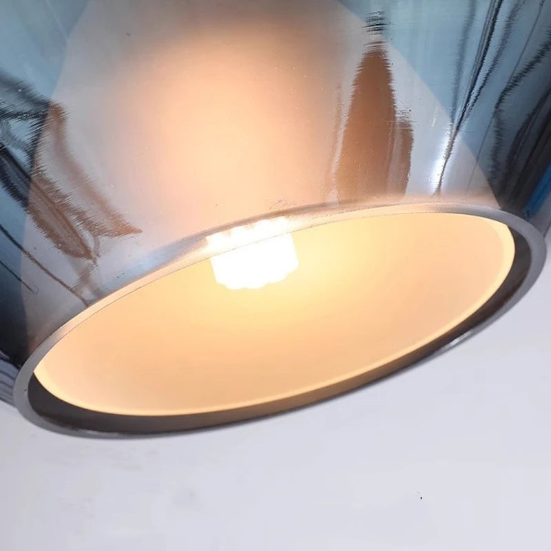 Modern Multicolored Glass Pendant Lamp for Dining - Cueteks