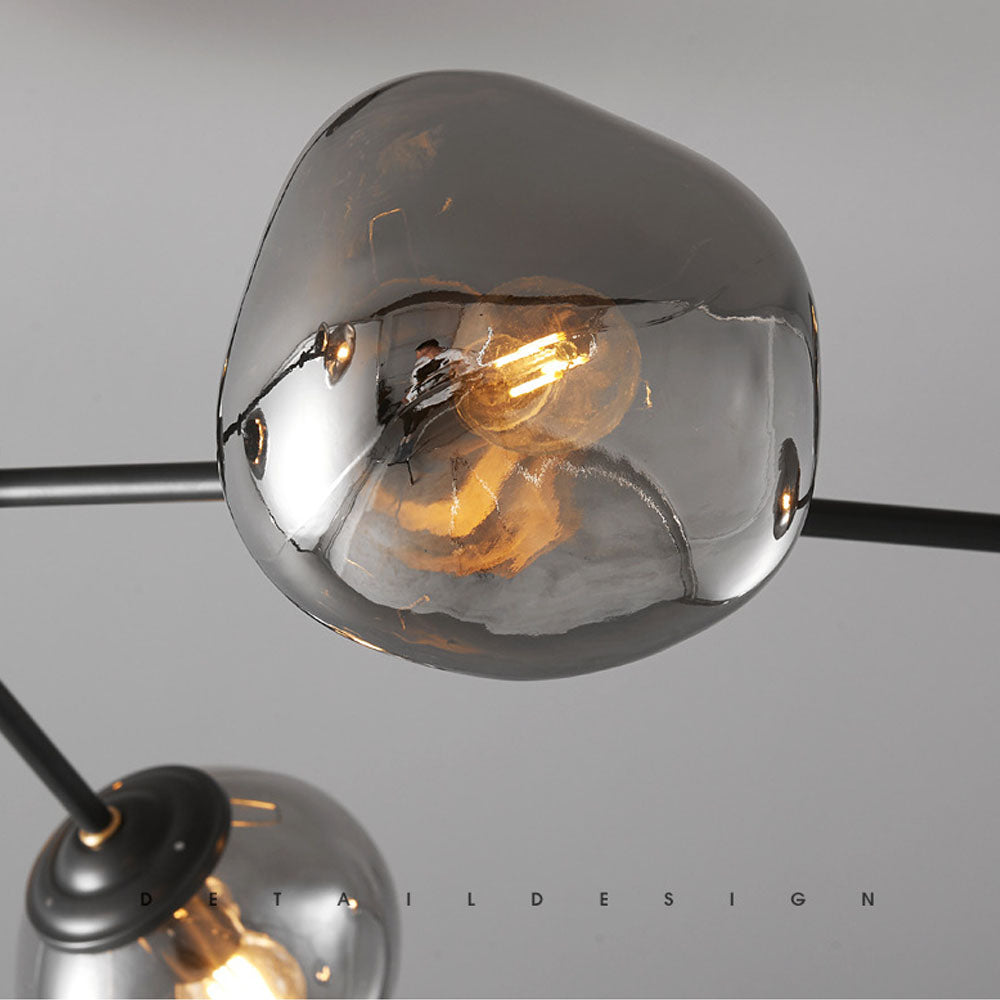 Modern Molecular Lava Glass Living Room Chandelier - Cueteks