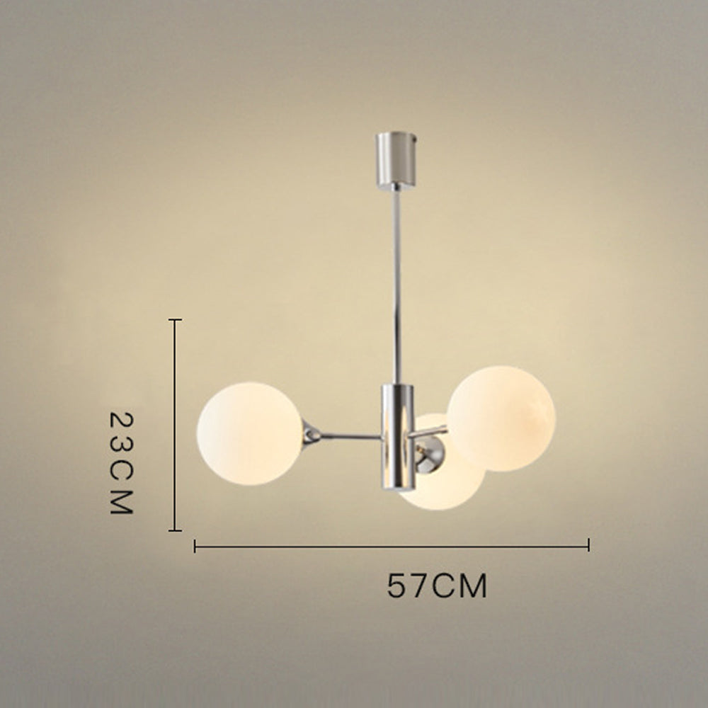 Simple Dimmable Sputnik Globe Chandelier - Cueteks