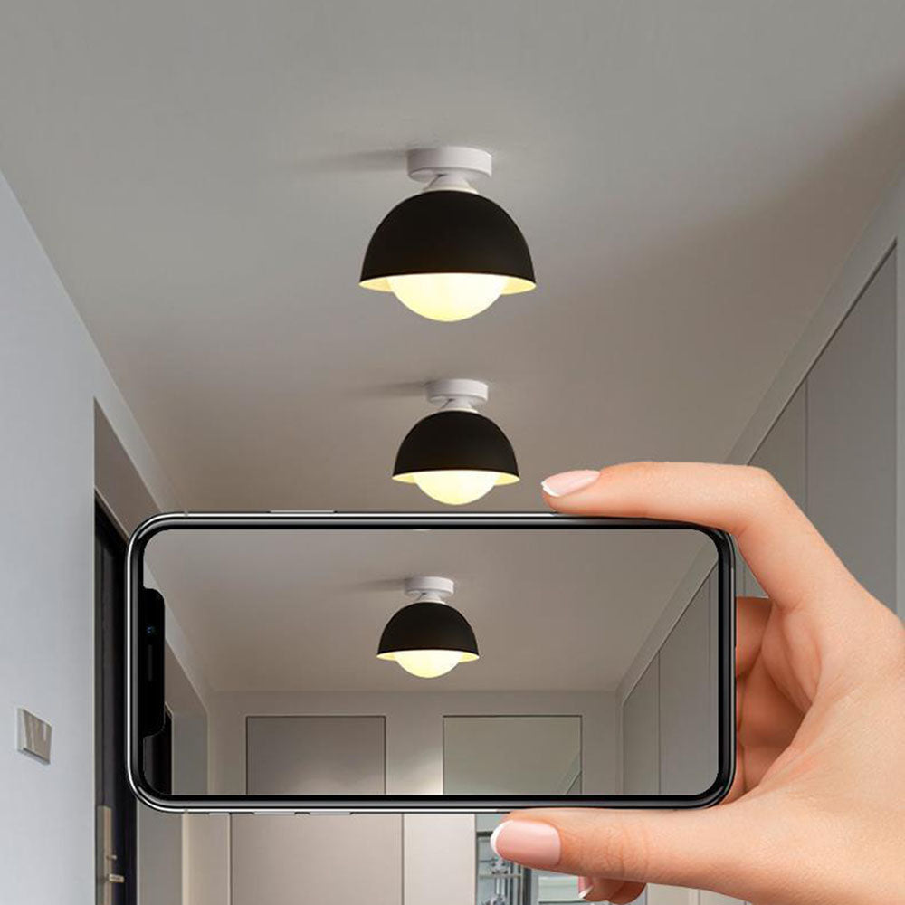 Modern Flowerpot Iron Ceiling Light - Cueteks