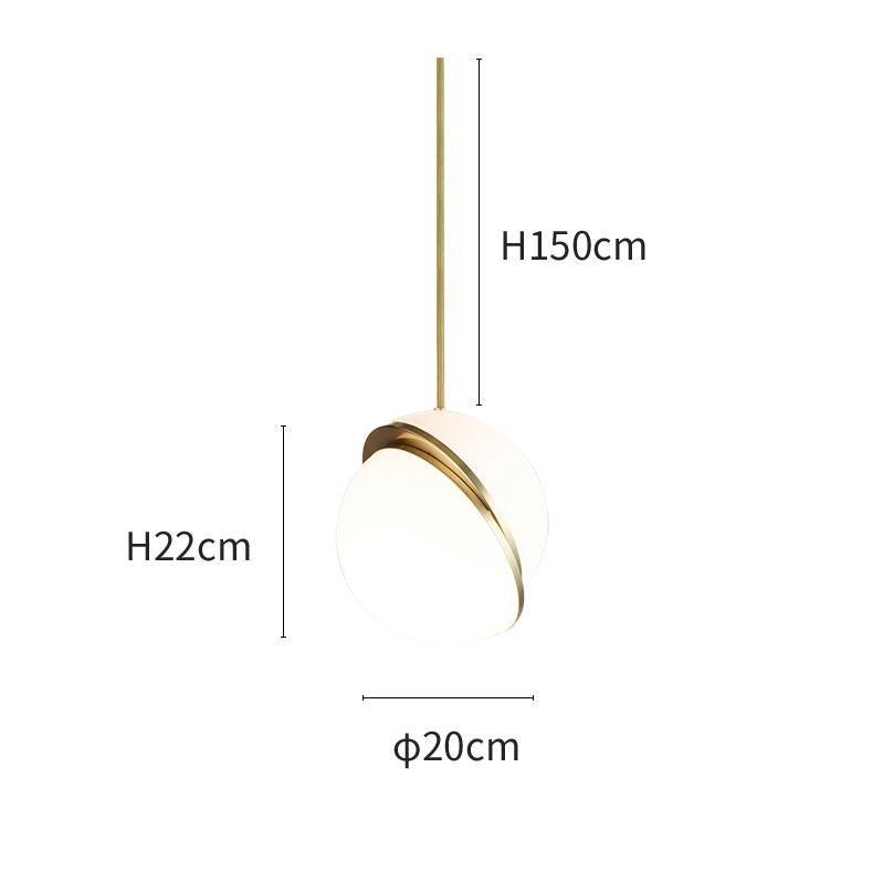 Crescent Pendant Lamp - Cueteks