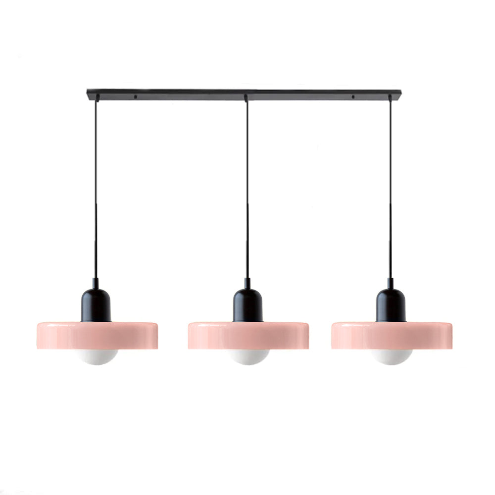 3 Heads Bauhaus Modern Simple Glass Pendant Light - Cueteks