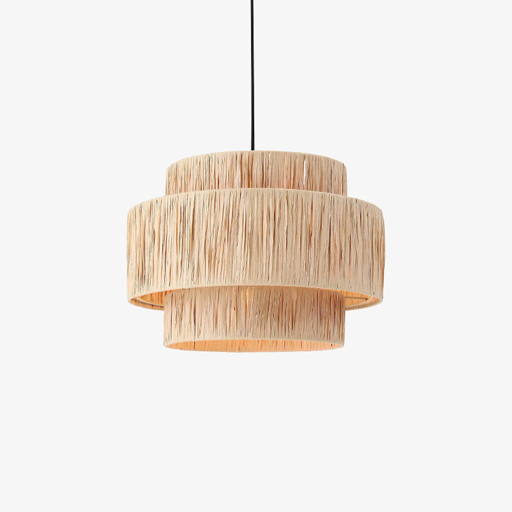 Muto Rattam Pendelleuchte, 3 Stil - Cueteks