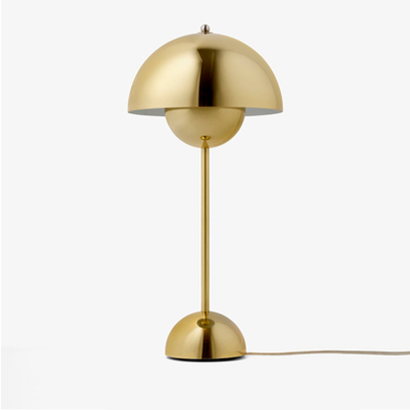 Morandi Mushroom Table Lamp, Rechargeable, Multi Colors, Metal - Cueteks