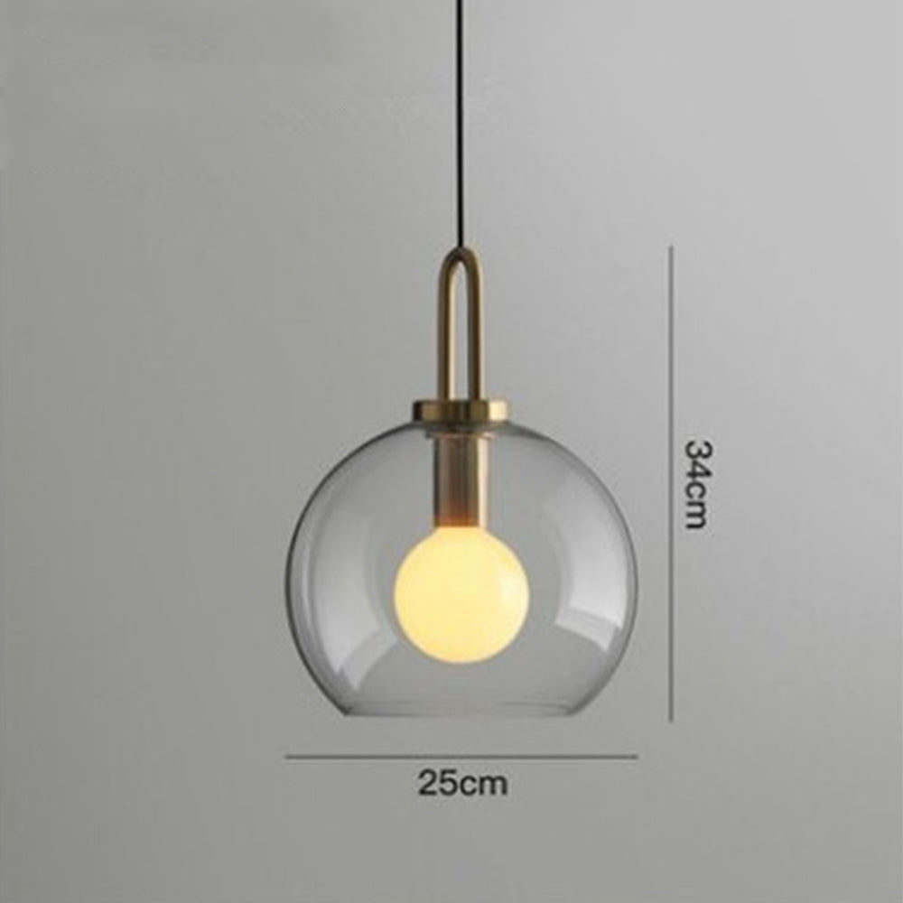 Modern Glass Living Room Pendant Light - Cueteks