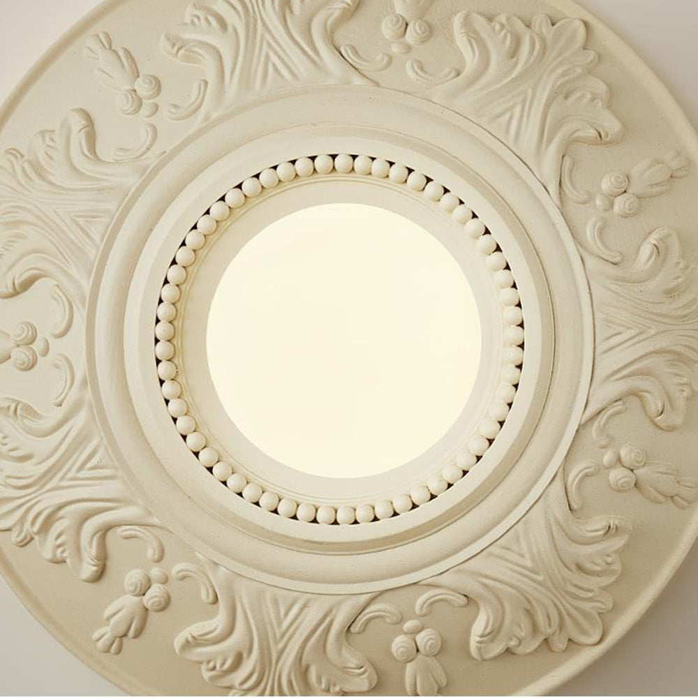 Cream Style Glass Milky Coffee Wall Light Fixtures - Cueteks