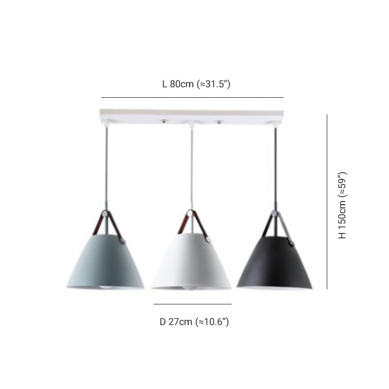 Carins Cluster-Pendelleuchte , 3 Farben - Cueteks