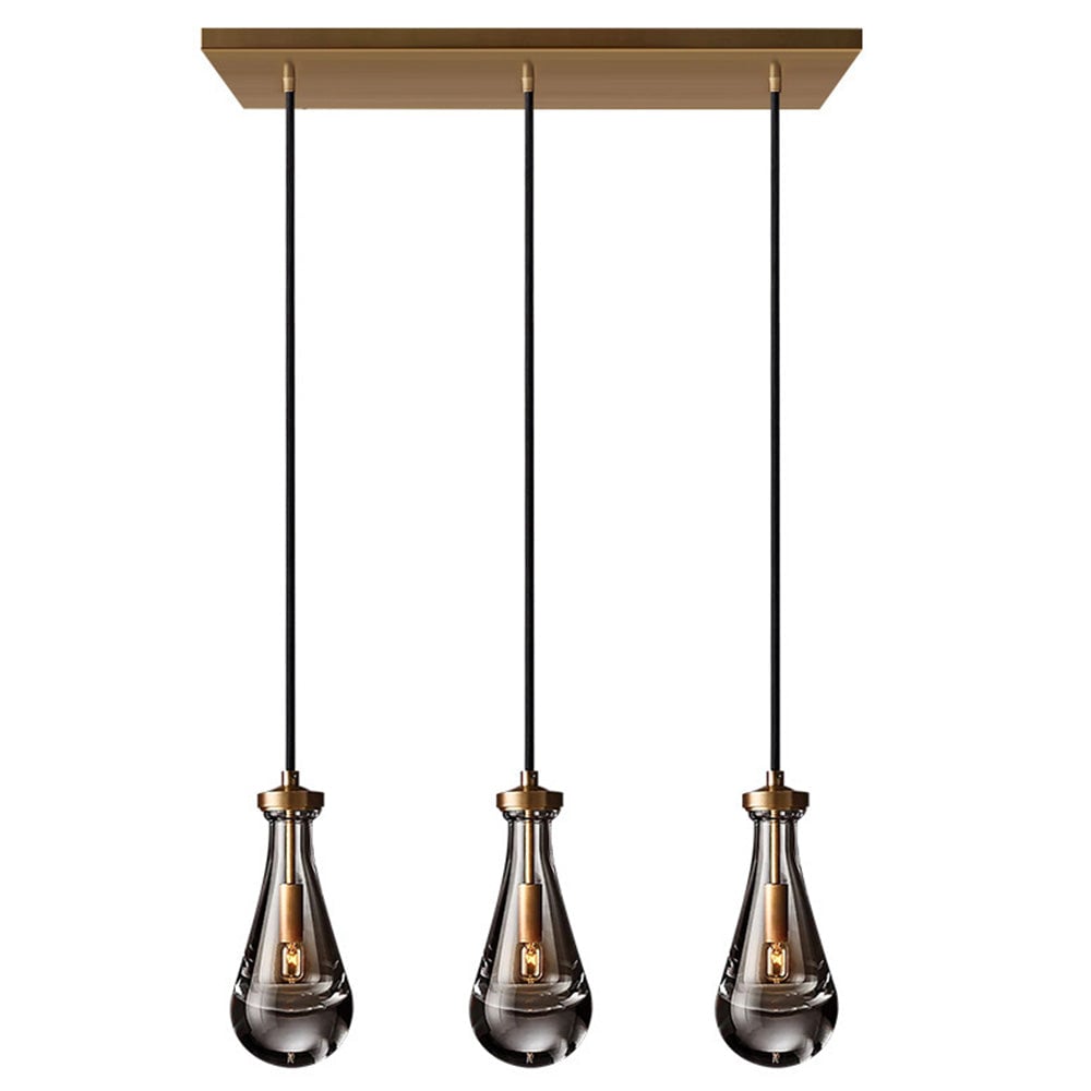 Modern Art Deco Raindrop Chandelier - Cueteks