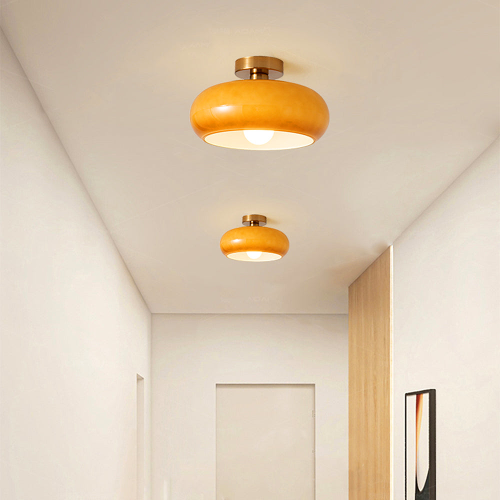 Vintage Round Glass Ceiling Lights - Cueteks