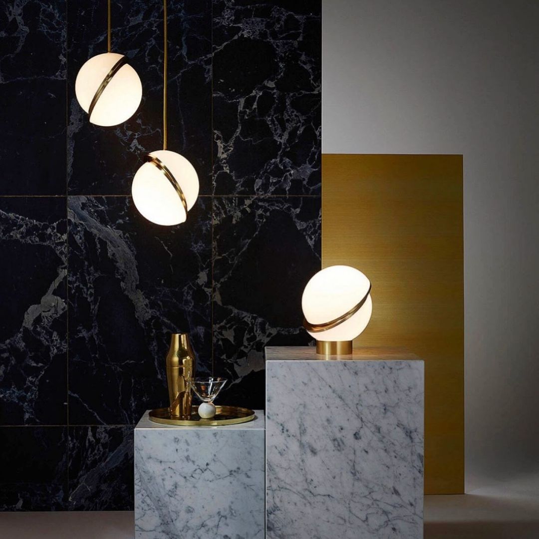 Crescent Pendant Lamp - Cueteks