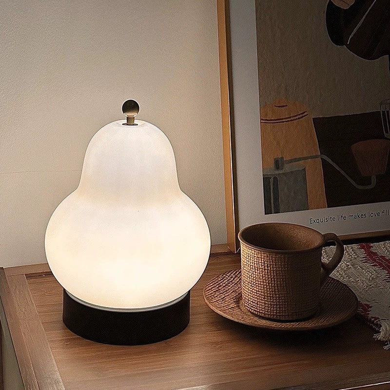 French Cream Pear Touch Portable Table Light - Cueteks