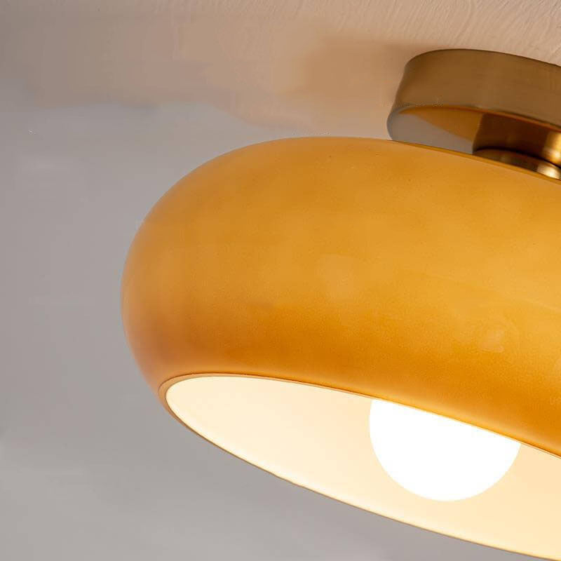 Vintage Round Glass Ceiling Lights - Cueteks
