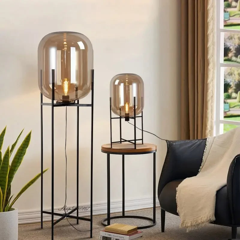 Postmodern Designer Glass Floor Lamp - Cueteks