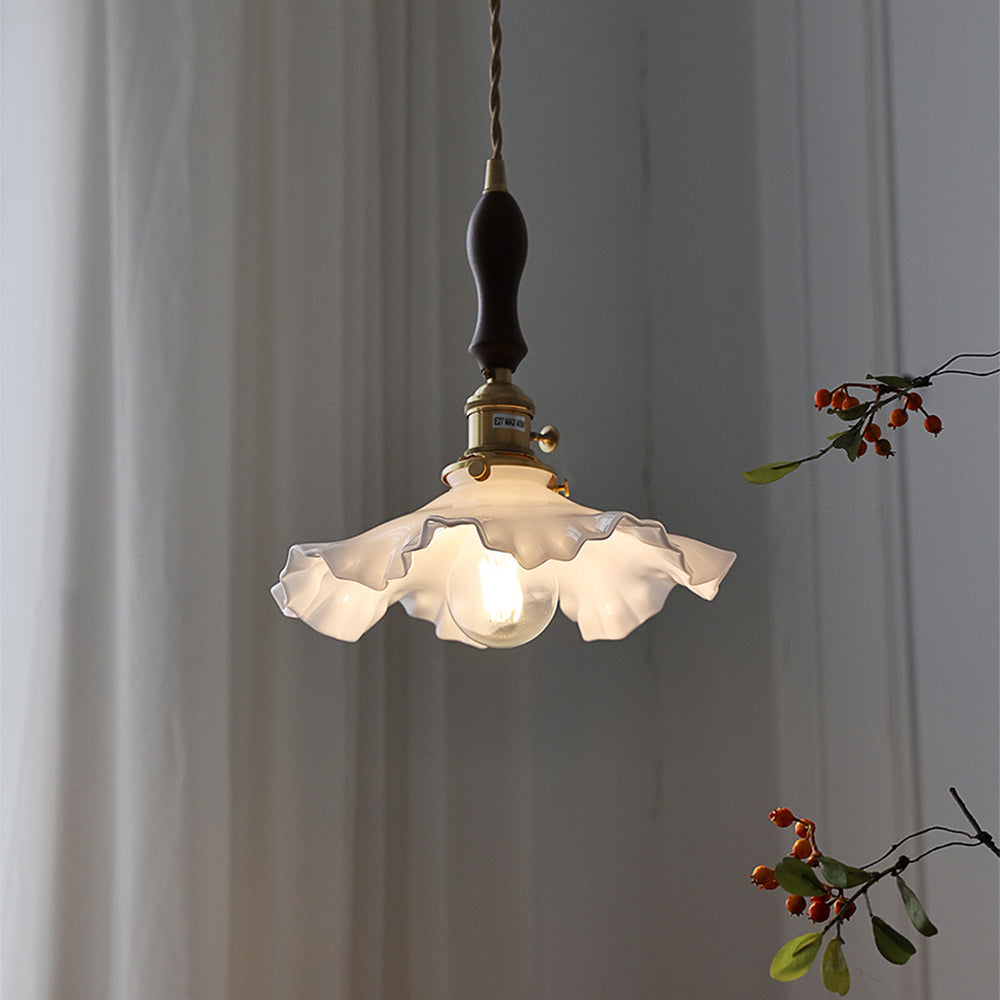 Nordic Kitchen Island Vintage Glass Hanging Light - Cueteks