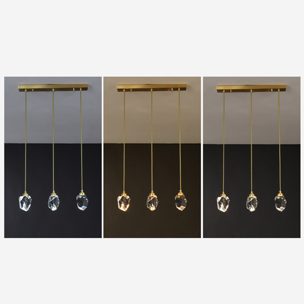 Creative Modern Crystal Gold Raindrop Chandelier - Cueteks