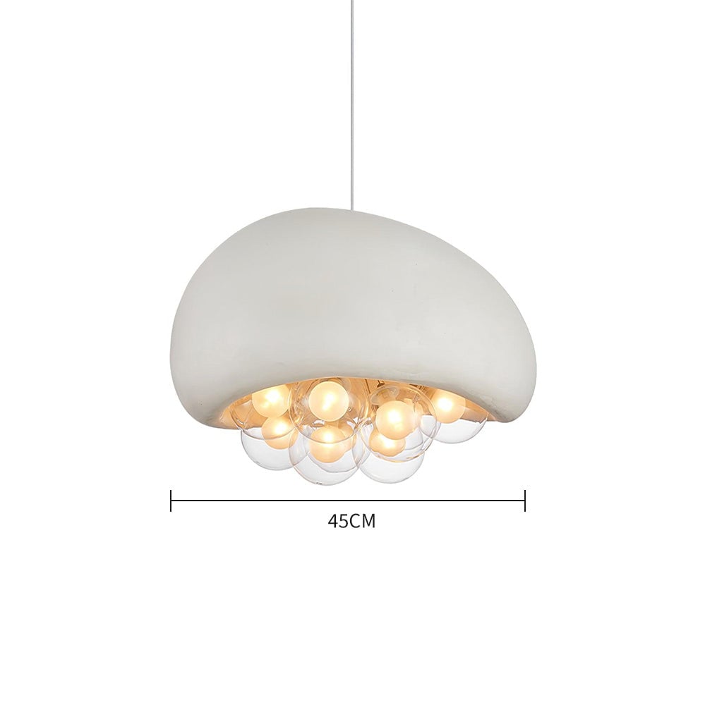 Micro-Cement Nordic Cream Style Pendant Light - Cueteks