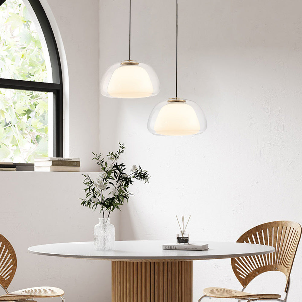 Nordic Modern Minimalist Glass Pendant Light - Cueteks