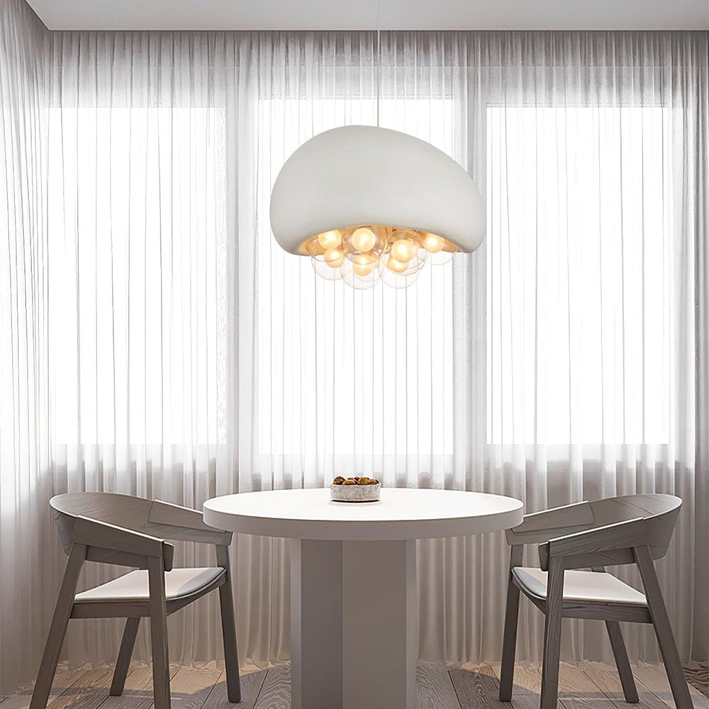Micro-Cement Nordic Cream Style Pendant Light - Cueteks